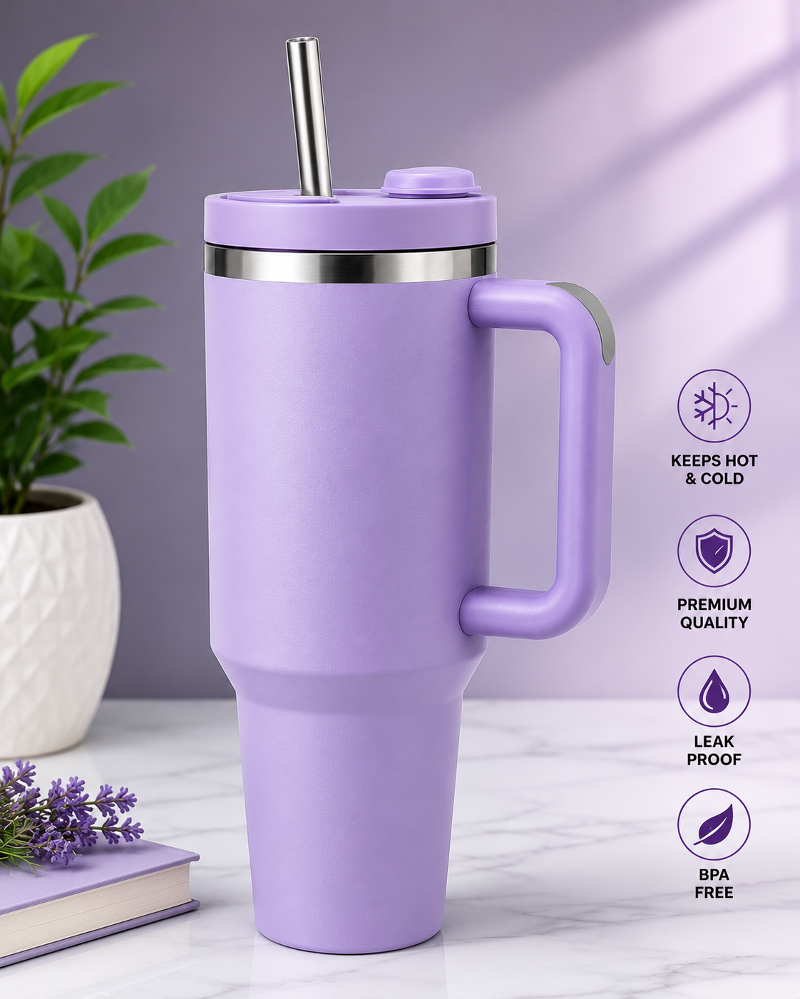 Tumbler water bottle image 3